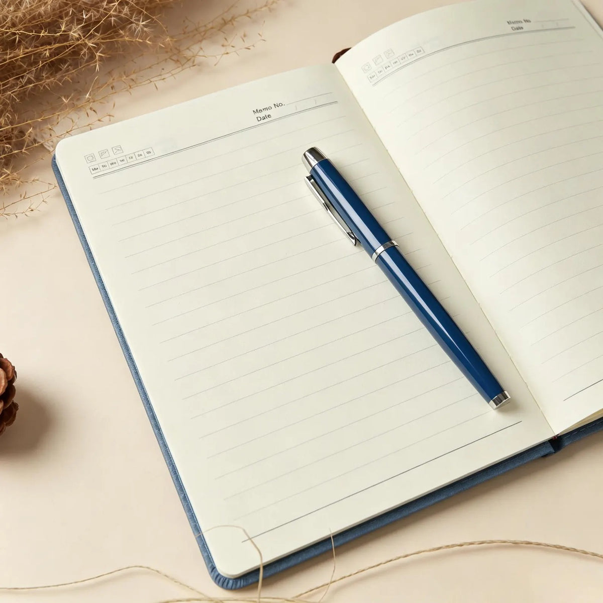 Personalized Name Leather Journal Set